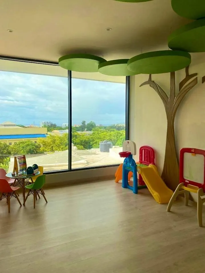Apto Centrico Con Piscina, Gym Y Una Hermosa Vista A La Ciudad Santo Domingo Apartamento
